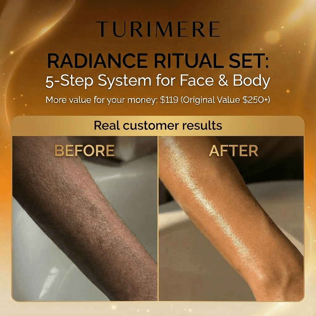 Radiance Ritual Set Skincare Routine for Face & Body - Turimere