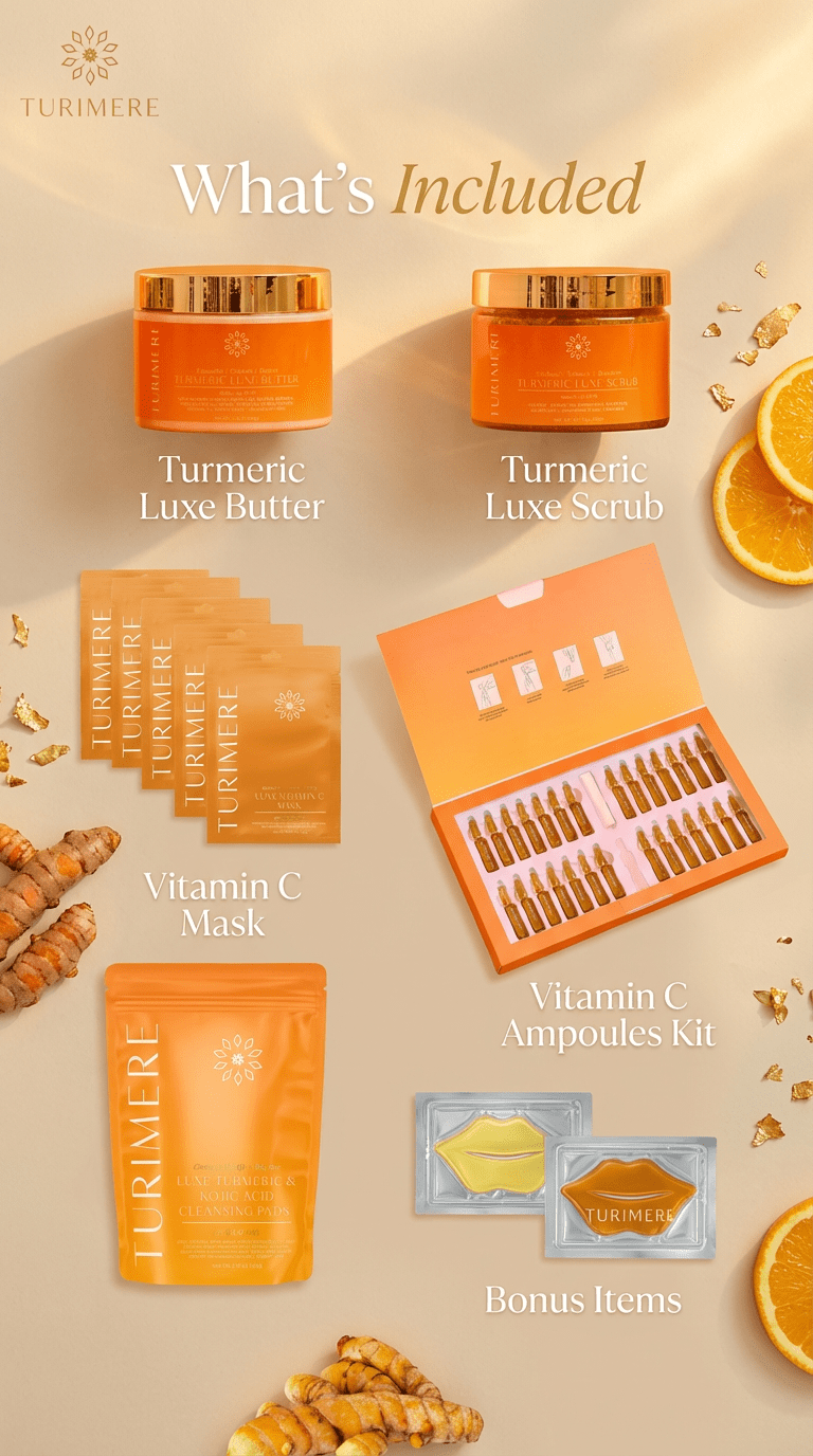 Radiance Ritual Set Skincare Routine for Face & Body - Turimere