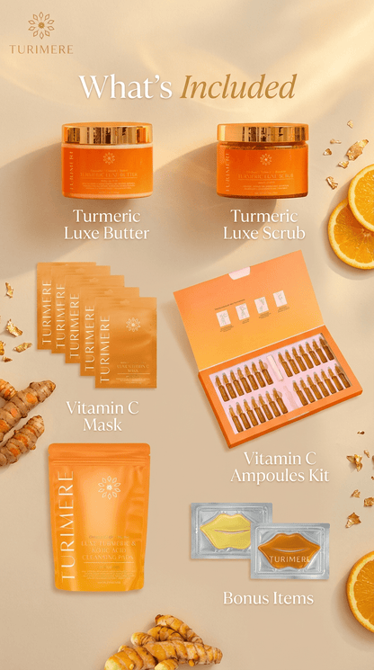 Radiance Ritual Set Skincare Routine for Face & Body - Turimere