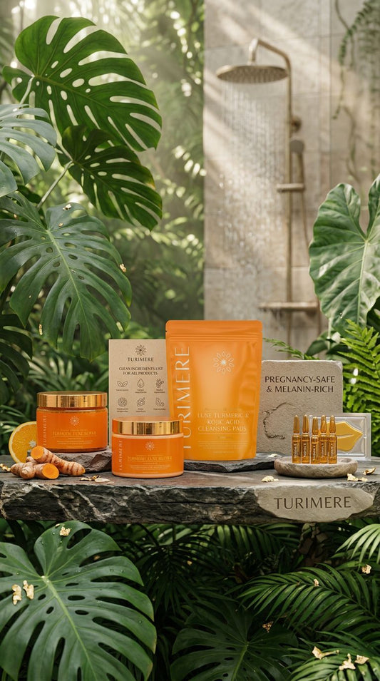 Underarm + Bikini Even-Tone Ritual (Pregnancy-Safe Brightening Set) skin care by Turimere product image